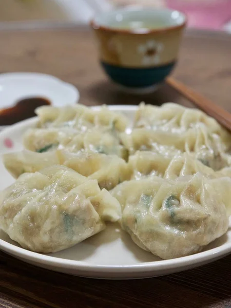 Bolinhos Comida Asiática Dim Sum Meatdumplings — Fotografia de Stock