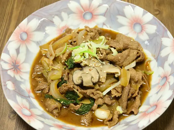 Alimente Asiatice Carne Vită Condimentată Bulgogi — Fotografie, imagine de stoc