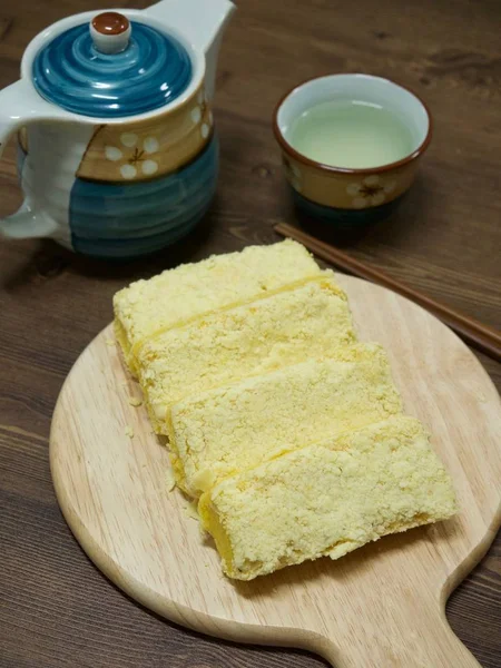 Comida Coreana Pastel Arroz Con Calabaza — Foto de Stock