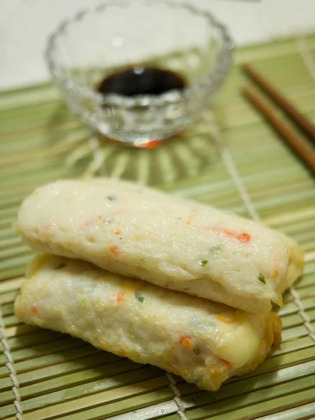 Asian Food Fish Cake Fish Paste Eomuk — Stock Photo, Image