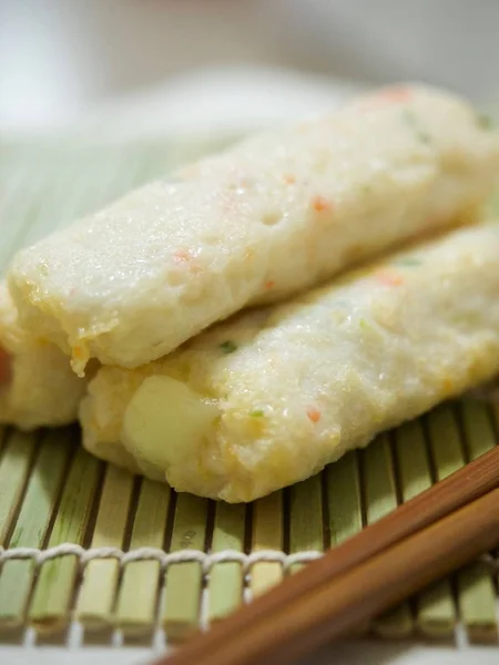 Asiatisches Essen Fischkuchen Fischpaste Eomuk — Stockfoto