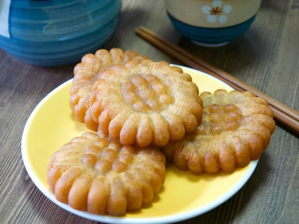 Doces Tradicionais Coreanos Yakgwa Cookie Mel — Fotografia de Stock