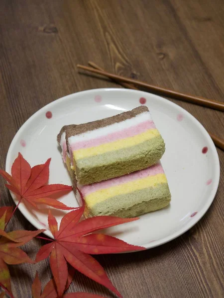 Korean Food Rainbow Rice Cake — Stock Photo, Image