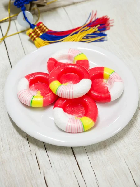 Doces Tradicionais Coreanos Snack — Fotografia de Stock