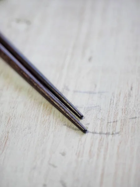 アジアン スタイルの木製箸 — ストック写真