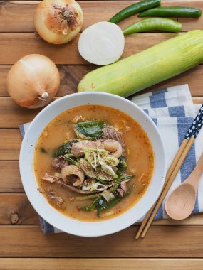 Kore yemeği keçi çorbası