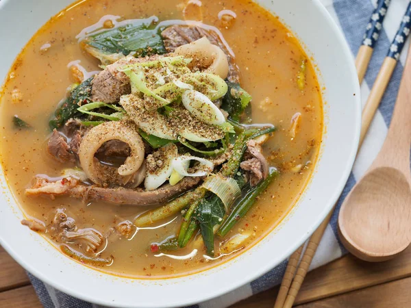 Comida Coreana Sopa Cabra — Fotografia de Stock