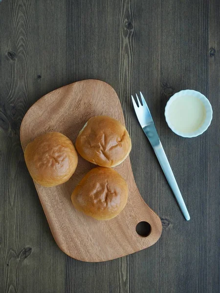 Pão Manhã Confeitaria Tiros Estúdio — Fotografia de Stock