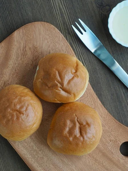 Pão Manhã Confeitaria Tiros Estúdio — Fotografia de Stock