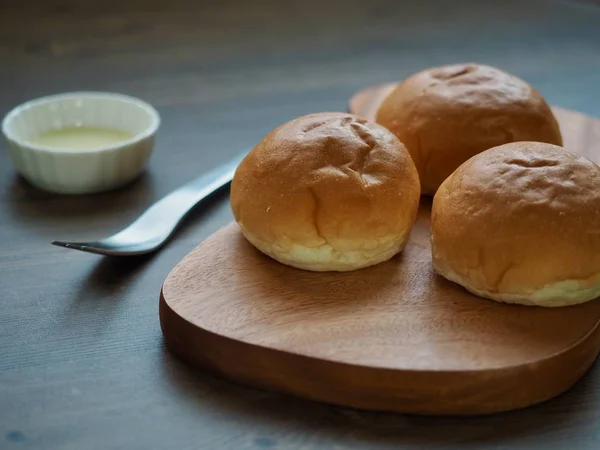 Pão Manhã Confeitaria Tiros Estúdio — Fotografia de Stock