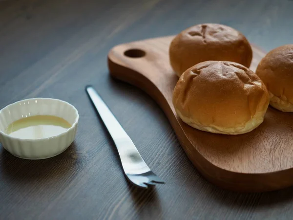 Morning Bread Confectionery Shot Studio — Stok Foto