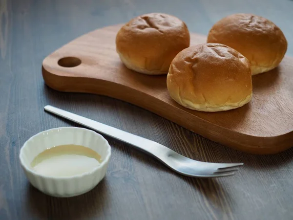 Pane Mattutino Pasticceria Girato Studio — Foto Stock