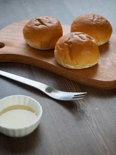 Pane Mattutino Pasticceria Girato Studio — Foto Stock