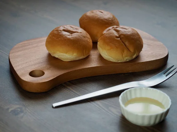 Pane Mattutino Pasticceria Girato Studio — Foto Stock