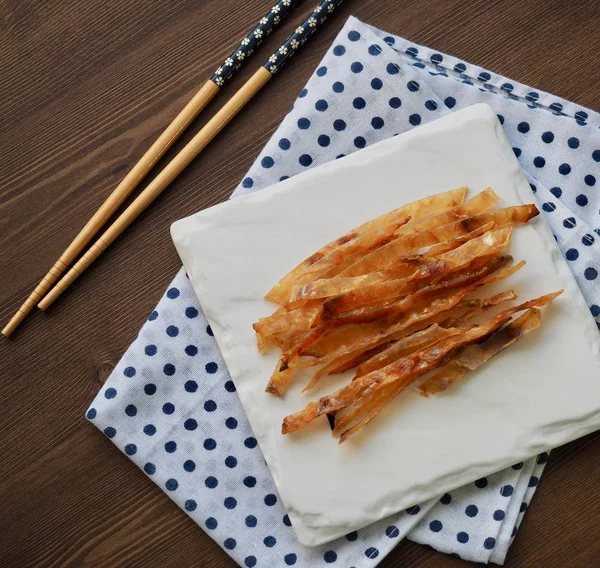 Nourriture Asiatique Filets Séchés Rôtis Filets Séchés — Photo