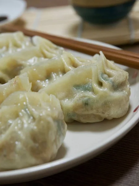 Asian Food Dumplings Dim Sum Meatdumplings — Stock Photo, Image