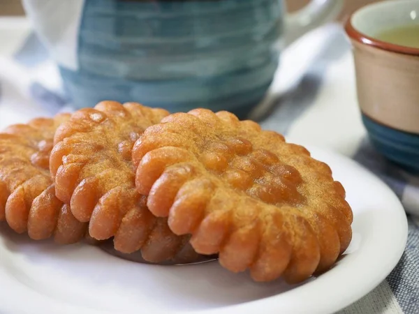 Geleneksel Kore Tatlıları Yakgwa Bal Kurabiyesi — Stok fotoğraf