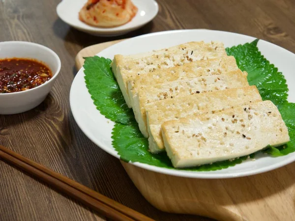 Plongée Asiatique Tofu Tofu Grillé — Photo