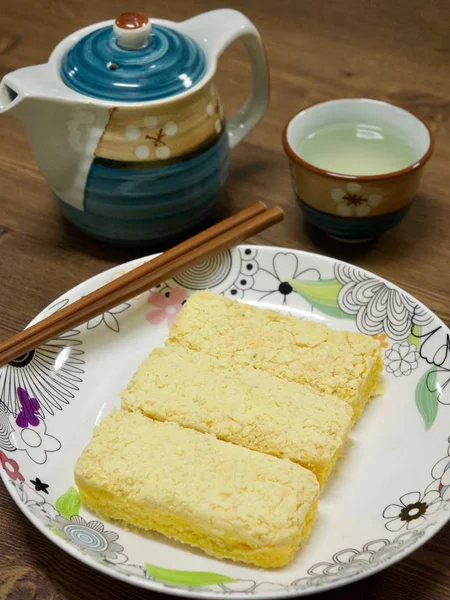 Comida Coreana Bolo Arroz Abóbora — Fotografia de Stock