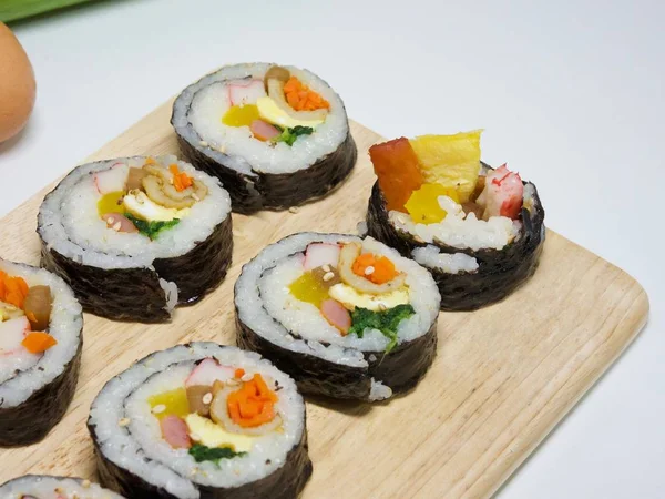 Korean Food Tuna Kimbap — Stok Foto