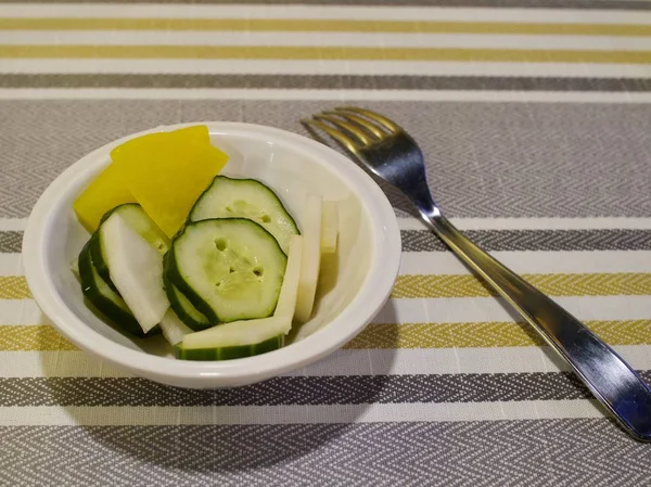 Pepino Vinagre Rábano Escabeche —  Fotos de Stock