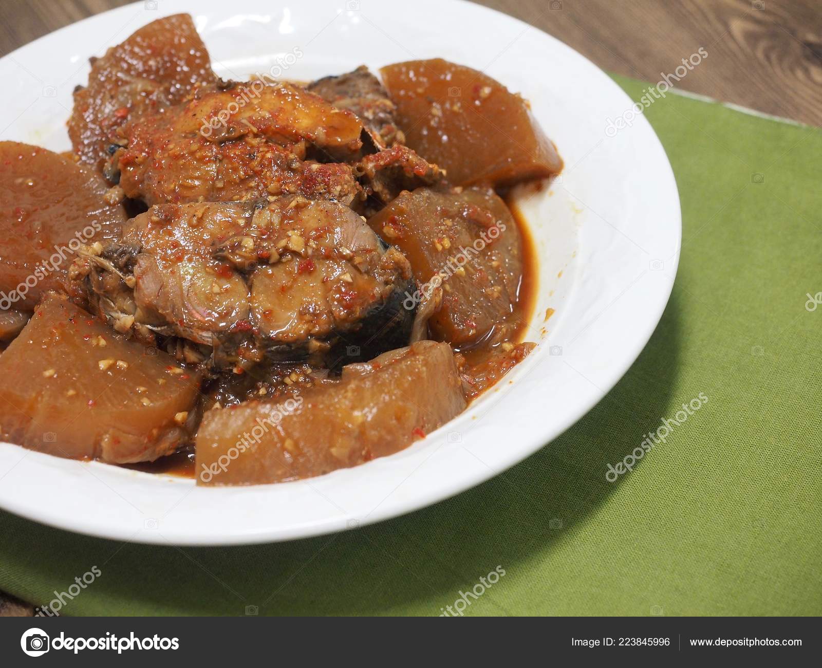 Korean Food Stewed Mackerel — Stock Photo © hssbb79 223845996