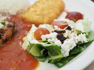 Alman hamburger biftek, gıda