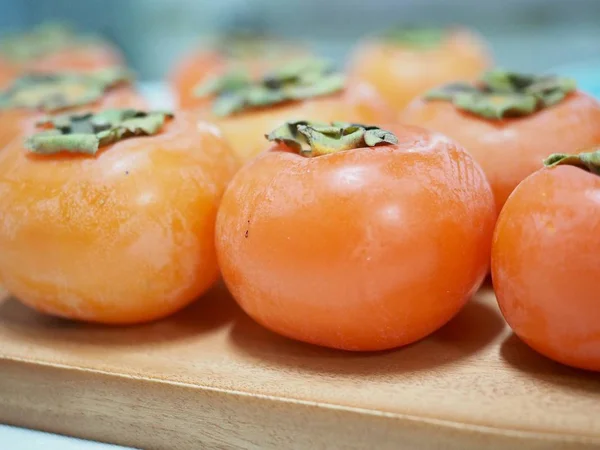 Fruits Korea Ripe Persimmon — Stock Photo, Image