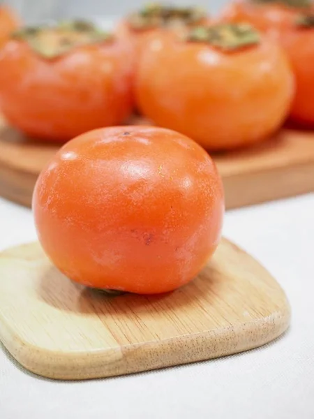 Fruits Korea Ripe Persimmon — Stock Photo, Image