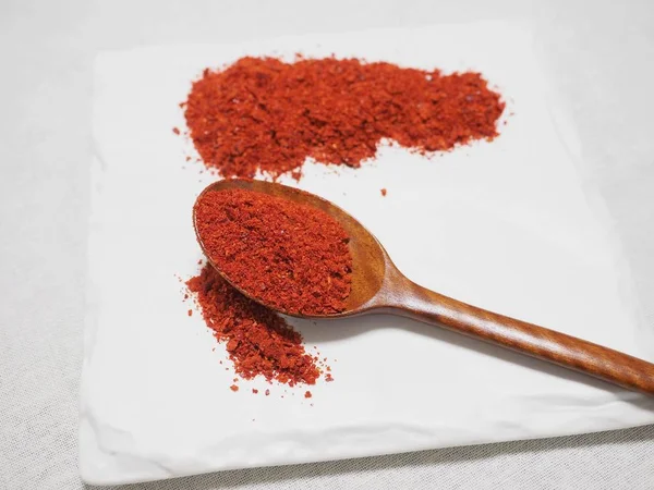 Koreai Piros Paprika Por — Stock Fotó