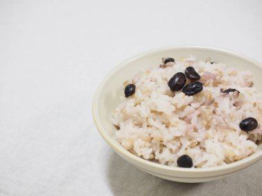 Asya gıda siyah pirinç