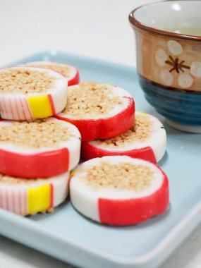 Kore geleneksel şeker, pirinç çerez 