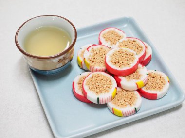 Kore geleneksel şeker, pirinç çerez 