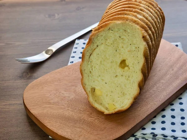 Korece Yuvarlak Peynir Ekmek — Stok fotoğraf