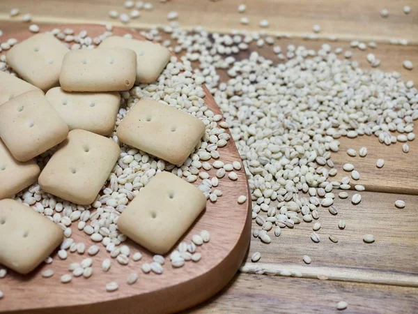 Cebada Pan Galleta Hardtack — Foto de Stock