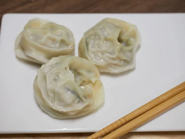 Asian Food Dumplings Dim Sum Meatdumplings — Stock Photo, Image