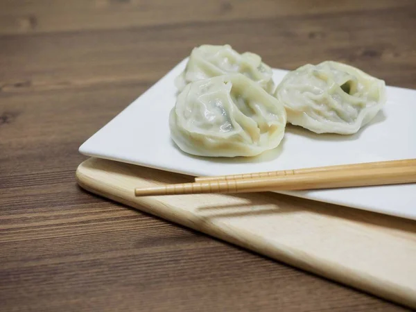 Asiatische Knödel Dim Sum Fleischknödel — Stockfoto