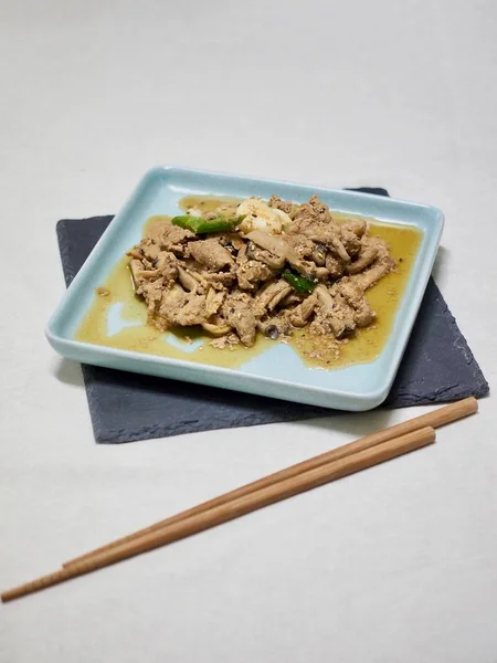 Koreanisches Essen Schweinefleisch Bulgogi — Stockfoto