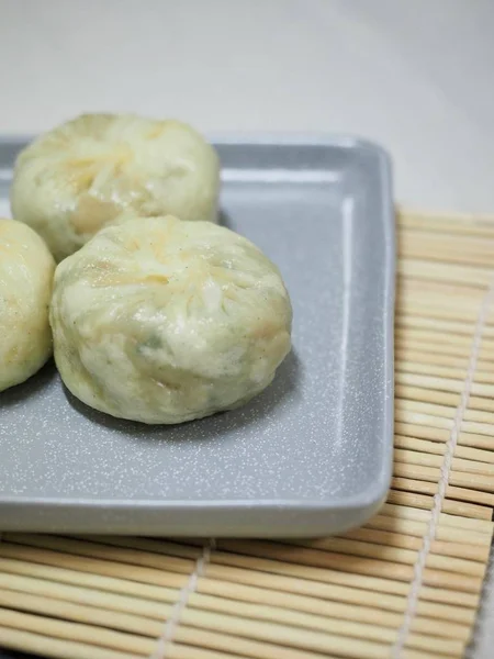 Bolinhos Comida Asiática Dim Sum Meatdumplings — Fotografia de Stock