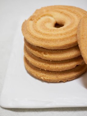 Tereyağlı kurabiye, şekerleme, yuvarlak