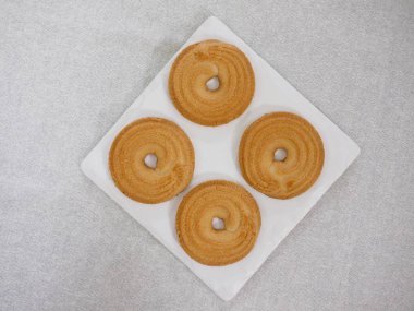 Tereyağlı kurabiye, şekerleme, yuvarlak