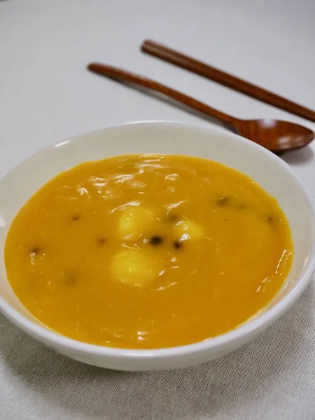 Bubur Labu Makanan Korea — Stok Foto