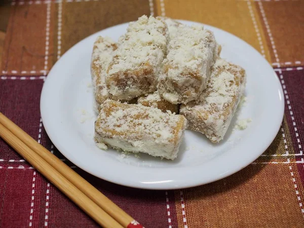 อาหารด งเด มของเกาหล Injeolmi — ภาพถ่ายสต็อก