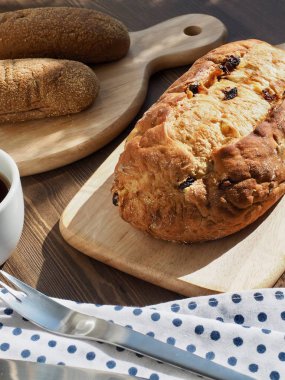 Tam buğday ekmek fırın ve kahve