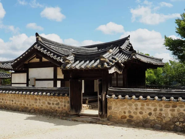 Hanok Chongju Coréia Casa Tradicional Coreana — Fotografia de Stock