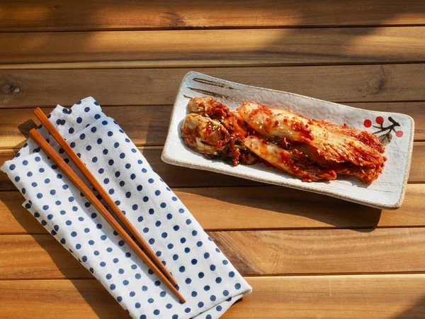  Kore yemeği istiridye kimchi