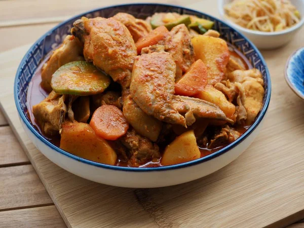 Korean Food Braised Spicy Chicken — Stock Photo, Image