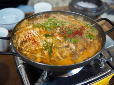 Kore yemeği sığır eti Mushroomstew