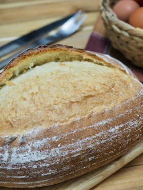 Tam buğday ekmek fırında pişmiş 