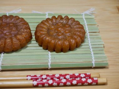 Korean traditional sweets Yakgwa, Honey Cookie  clipart